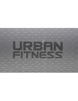 Urban Fitness 6mm Patterned TPE Yoga Mat - Grey